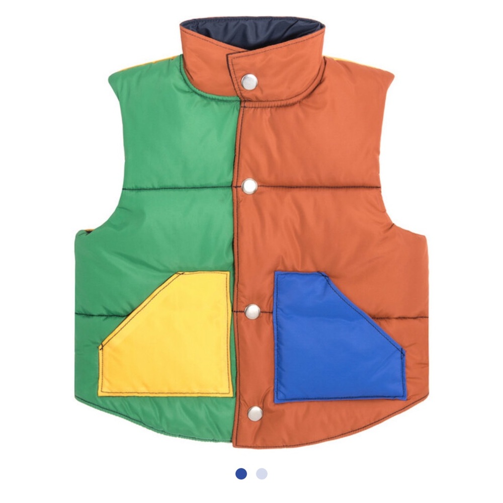 Women’s Emery Color-blocked Puffer Vest – S — Maison Me for Maisonette, Carmel